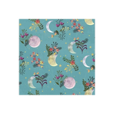Fabric, Moonlight Florals - 18708-Turquoise